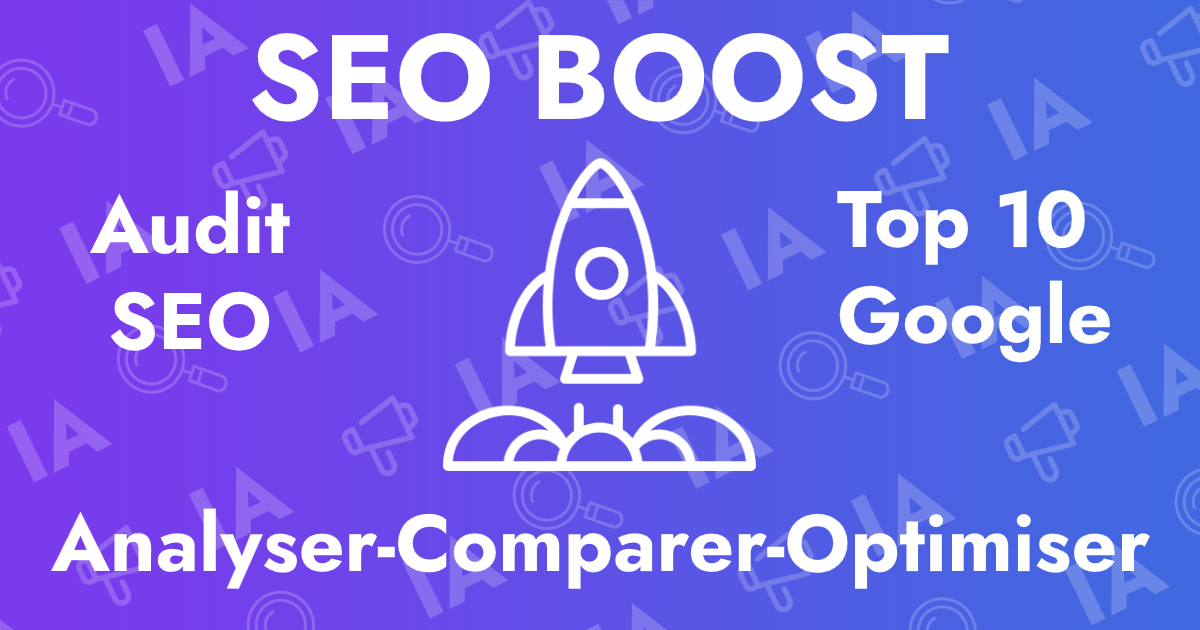Audit SEO avec notre outil d'analyse